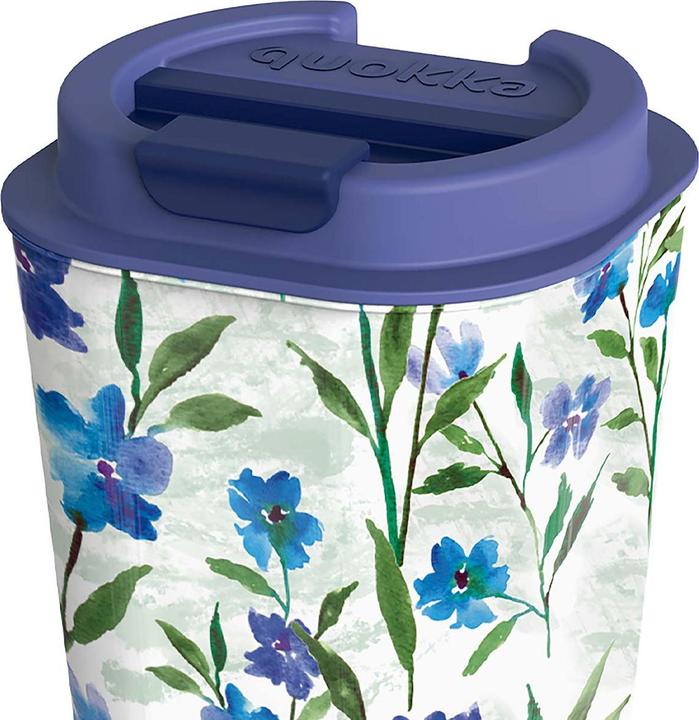 Immagine prodotto Quokka Vaso Cafe Doble Pared - Doppelwandiger Becher 450 ml (Ditsy Bloom) (0.45 l)