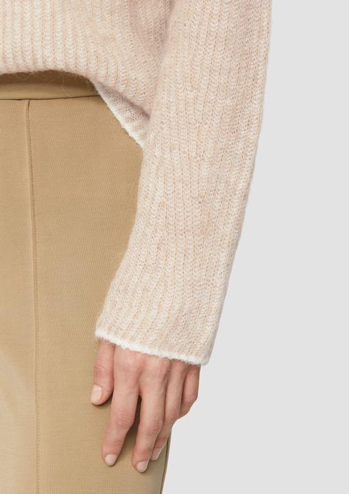 Image du produit s.Oliver Strickpullover Lockerer Rippstrickpullover aus Alpakamix (46)