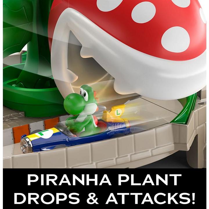 Produktbild Hot Wheels Mario Kart Piranha Plant Rennstrecke