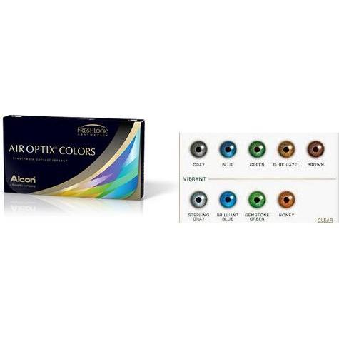 Air Optix, Farbige Linsen, COLORS, sphärisch (Braun)