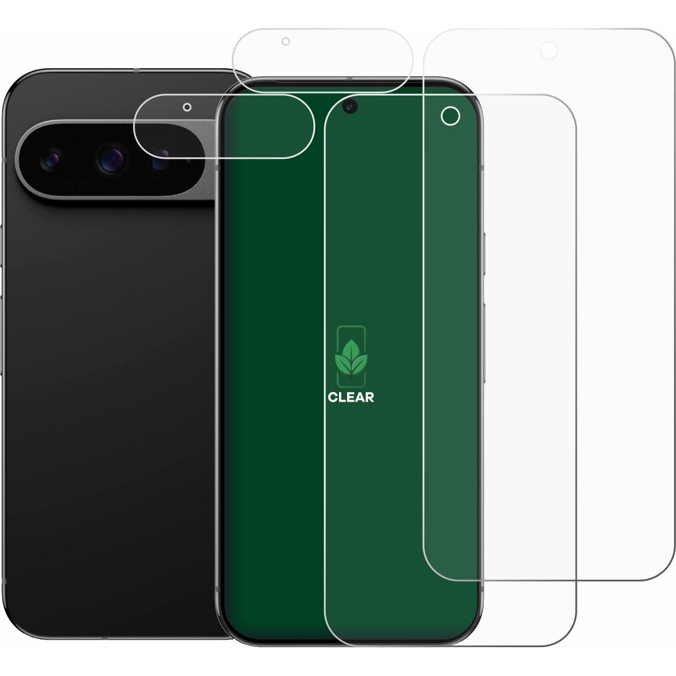 Thumbnail - ScreenLeaf Schutzfolie nachhaltiger Displayschutz Displayschutzfolie Folie Klar Transparent (2 Stück, Google Pixel 9 Pro...