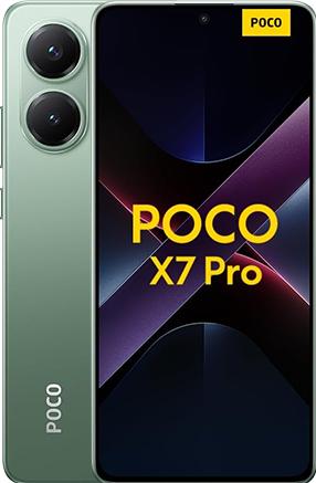 Actual product image Xiaomi Poco X7 Pro (512 GB, Green, 6.67", Dual SIM, 5G)