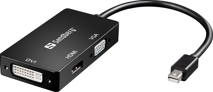 Sandberg Mini DisplayPort zu (DVI, HDMI, VGA, 19 cm)