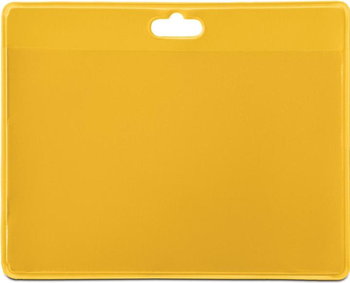 Produktbild Tarifold Namensschild 70x100mm PVC gelb VE=30 Stück