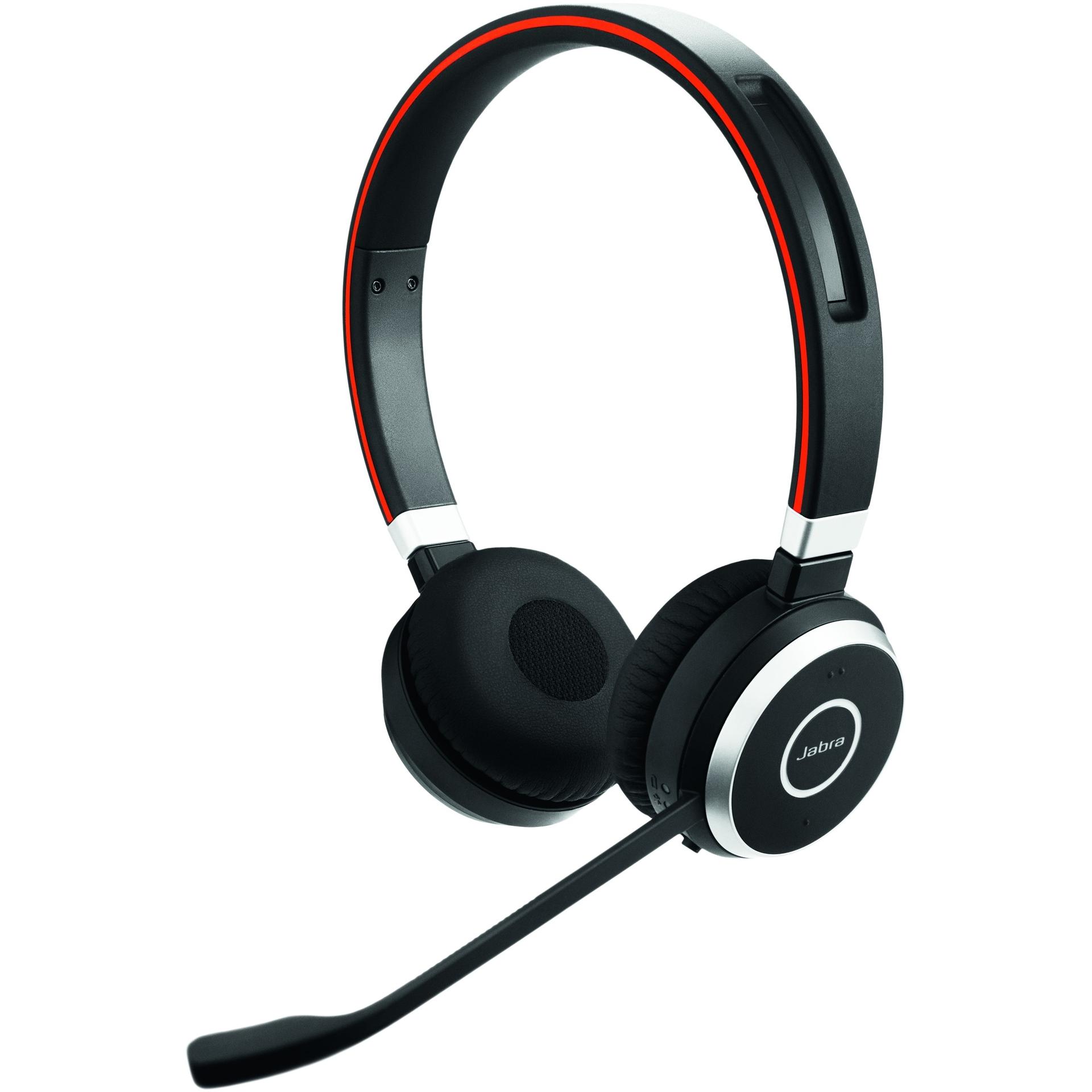 Jabra Evolve 65 Duo MS (Kabellos, USB-A), Office Headset, Schwarz