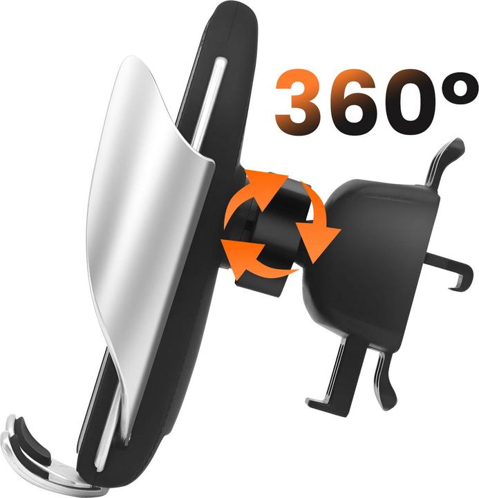 Image du produit Akashi Support Voiture Automatique Avec Charge Rapide Sans Fil 10w