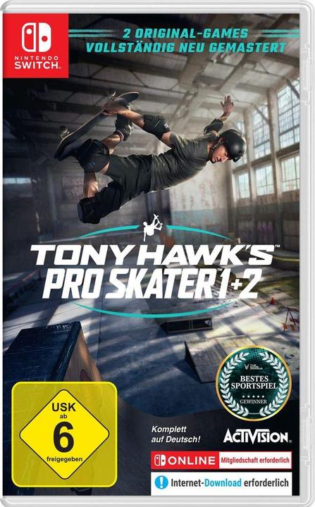 Activision Tony Hawk's Pro Skater 1+2 (Switch, DE)