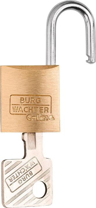 Productafbeelding Burg Wächter Cilinderslot 222 15 Slothuisbreedte 15 mm messing met verschillende sleutels