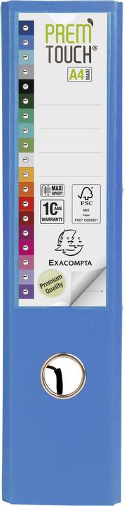 Actual product image Exacompta PP- Premium, DIN 80 mm, blue (A4, 80 mm, 1 Piece)