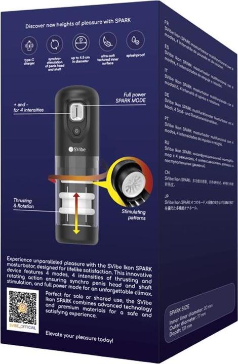 Produktbild Snail Vibe SVibe  Ikon SPARK Masturbator