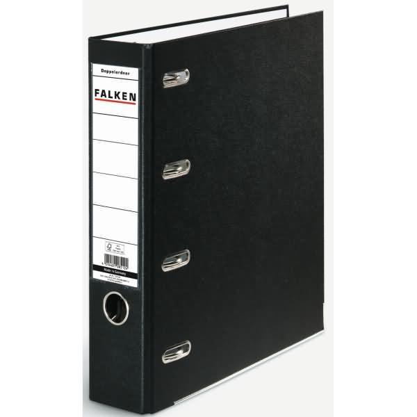 Produktbild Falken Doppelordner, PP-Folie aussen, für 2x DIN A5 quer, 70mm Rücken, schwarz (A5, Quer, 70 mm, 1 Stück)