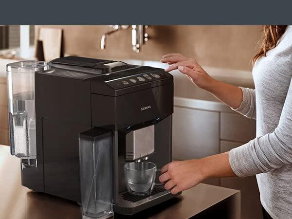 Actual product image Siemens Superautomatic espresso machine with milk container
