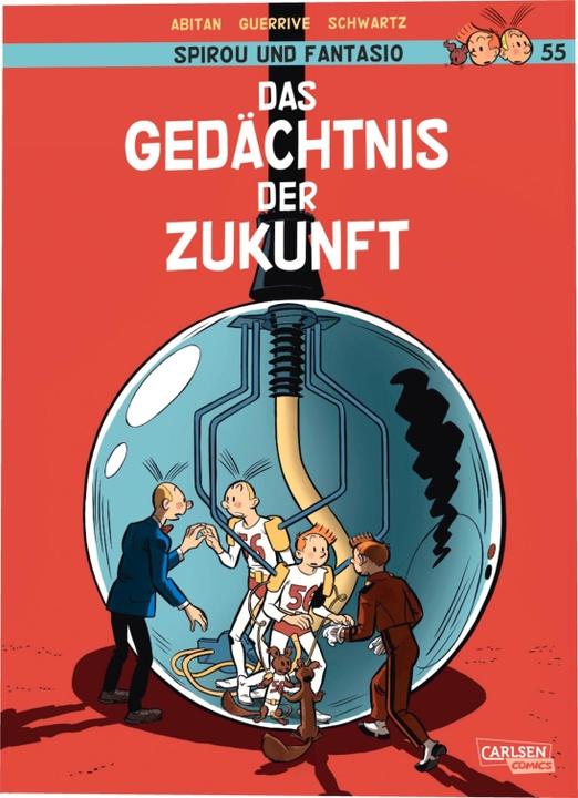 Robbedoes en Kwabbernoot 55: Het geheugen van de toekomst (Sophie Guerrive, Marcel Le Comte, Benjamin Abitan, Duits)