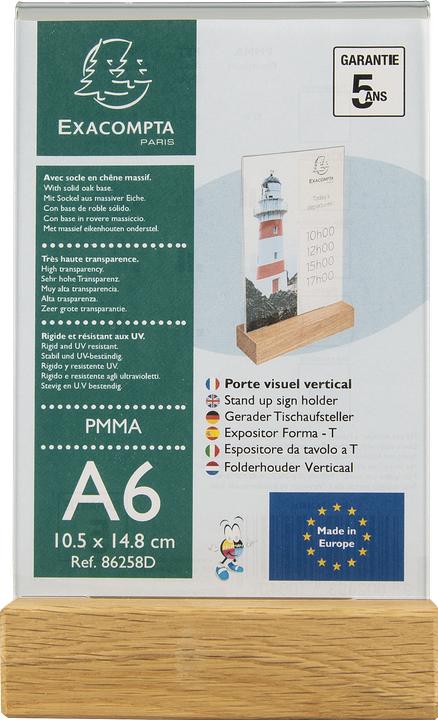 Image du produit Exacompta Présentoir de table (A6)