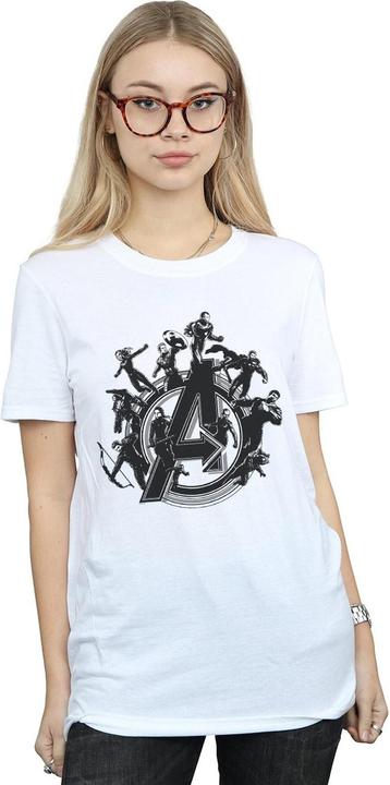 Produktbild Avengers Endgame Held Kreis Baumwolle Boyfriend TShirt (XL)