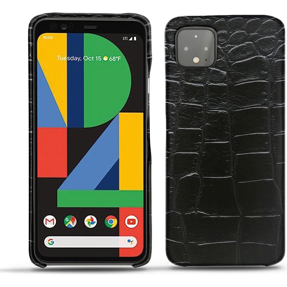 Noreve Lederschutzhülle (Google Pixel 4 XL), Smartphone Hülle, Schwarz