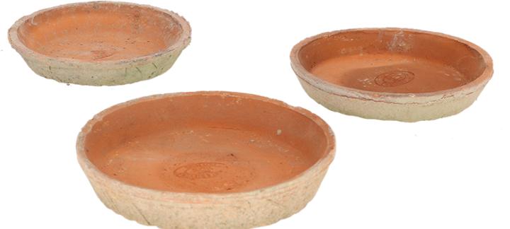 Esschert Design Sottobicchiere AT rotondo L set di 3