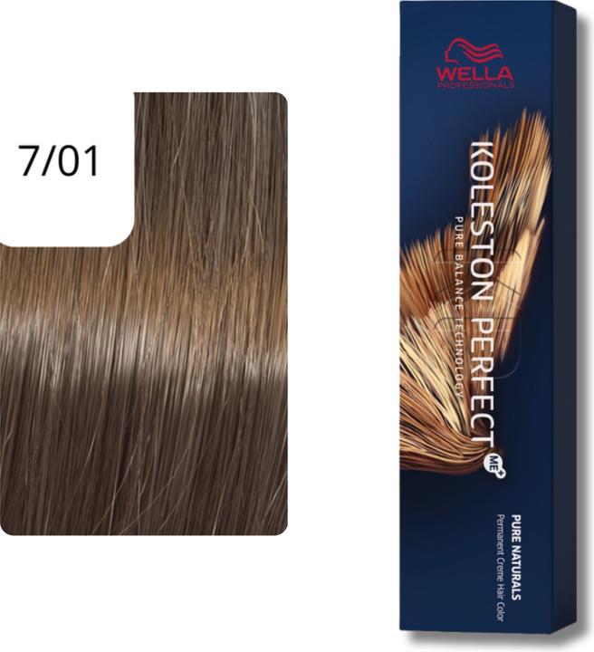 Image du produit Wella Koleston Perfect Me+ Pure Naturals (7/01 blond moyen blond nature-ash)