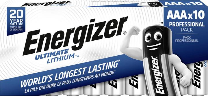 Productafbeelding Energizer Ultimate Lithium Micro (10 Pcs., AAA / LR03 / Micro / R03 / AM4 / MN2400 / KR03)