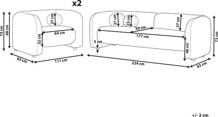 Produktbild Beliani Leiren