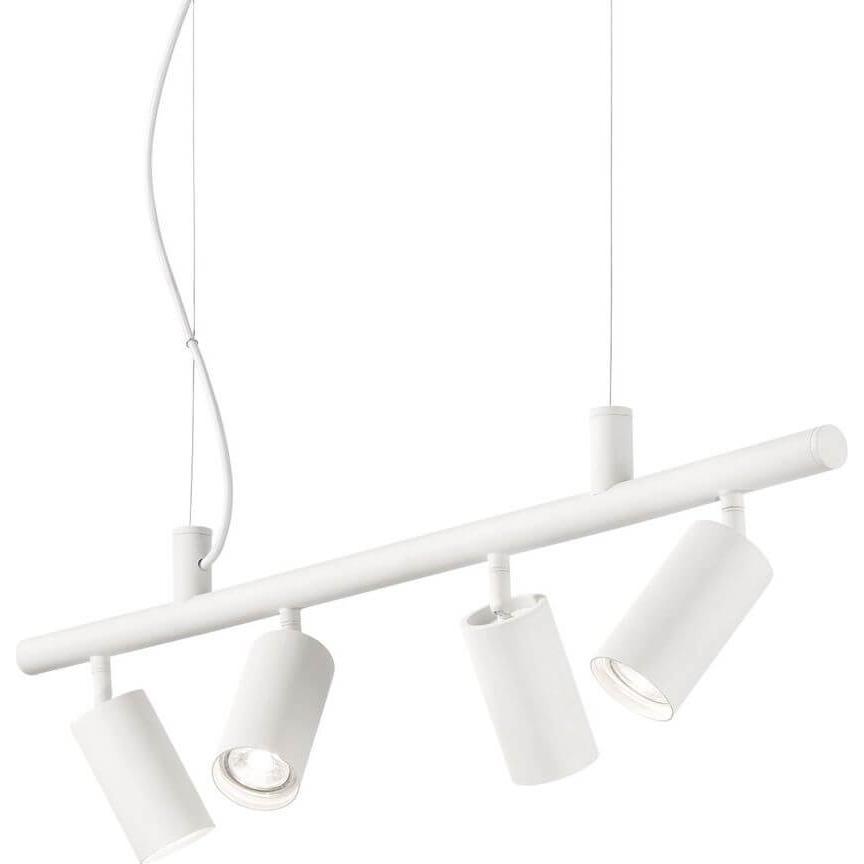 Ideal lux, Pendelleuchte, DYNAMITE GU10 Pendelleuchte 4x dimmbar Weiss warmweiss 231372 (GU10, 640 lm)
