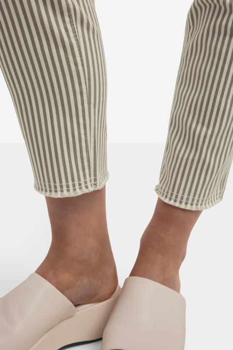 Actual product image Laurasøn 3/4-Streifenhose, Jeggings, 4-Pocket, Elastikbund, mit recycelten Materialien (44)