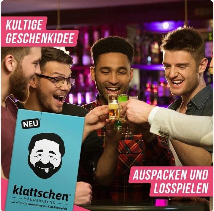Produktbild Denkriesen klattschen® -MÄNNERABEND - Die offizielle Erweiterung des Kult-Trinkspiels