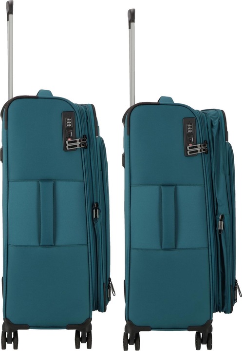 Produktbild D&N Travel Line 9504 4 Rollen Kofferset 3-teilig mit Dehnfalte (204 l, XL (ab 115l))