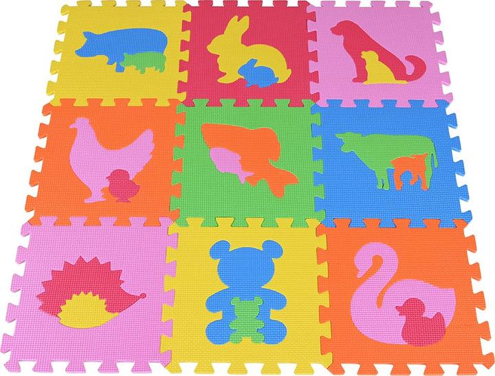 Produktbild Knorrtoys Puzzlematte - „Tiere“/9-tlg./30 cm (30 x 30 cm)