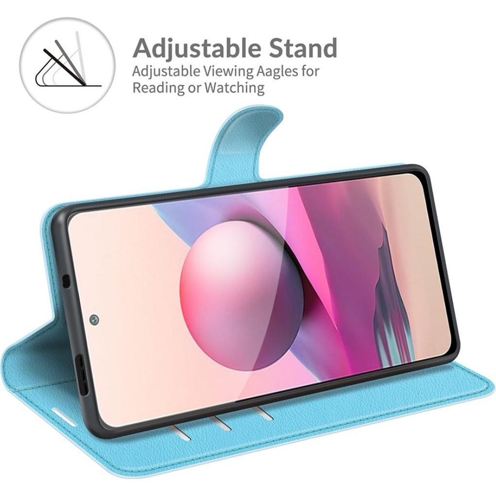 Thumbnail - Screenguard Xiaomi Redmi Note 10 4G Leather Guard Lederhülle (Xiaomi Redmi Note 10), Smartphone Hülle, Blau