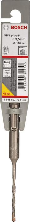 Actual product image Bosch Professional Zubehör Hammer drill SDS plus-5, 3.5 x 50 x 110 mm (3.5 mm)