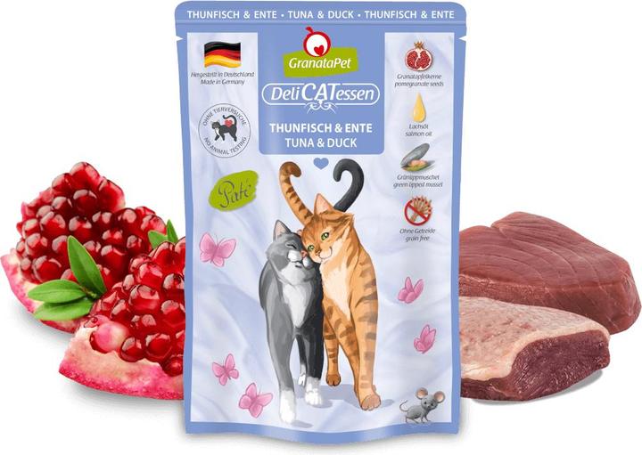 Image du produit Granatapet Delicatessen Pouch Thunfisch & Ente 85 g (Adulte, 1 pcs, 85 g)
