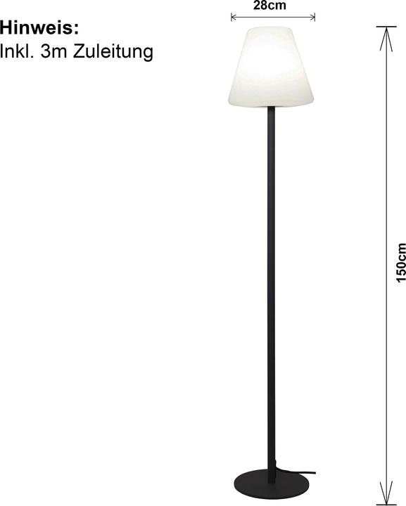 Actual product image Star Trading Floor lamp KRETA 150 cm (E27)