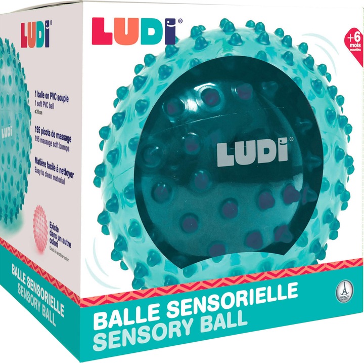Actual product image LUDI Sensory Ball - Blue - (LU30114)