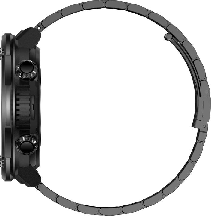 Produktbild Gravity GT21-1+ Smartwatch, schwarzes Silikonarmband