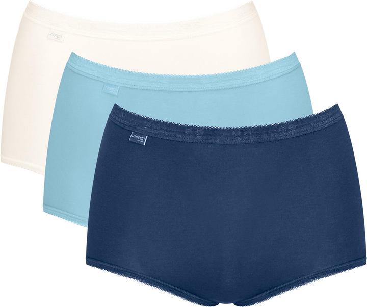 Actual product image Sloggi Unterhose BASIC+ MIDI Damen-Slip 3er Pack (46, pack of 3)