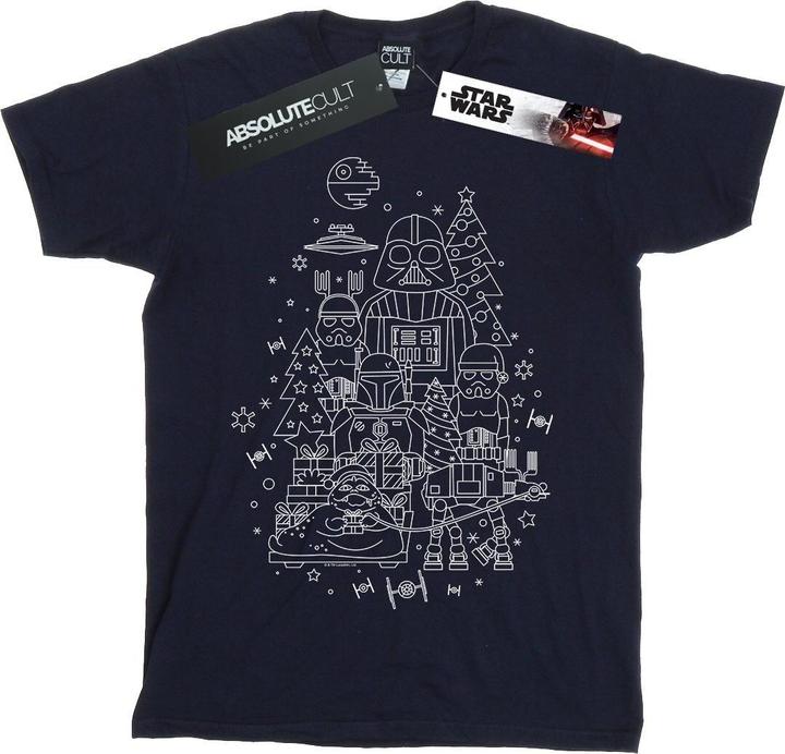 Immagine prodotto Star Wars Empire Christmas Maglietta Uomo (L)