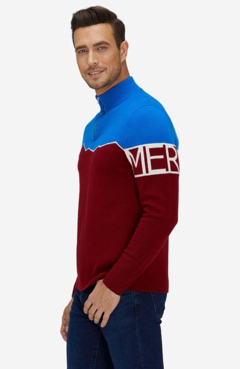 Produktbild Bellemere Pullover Merino Super Fine Mountain Print Sweater (M)