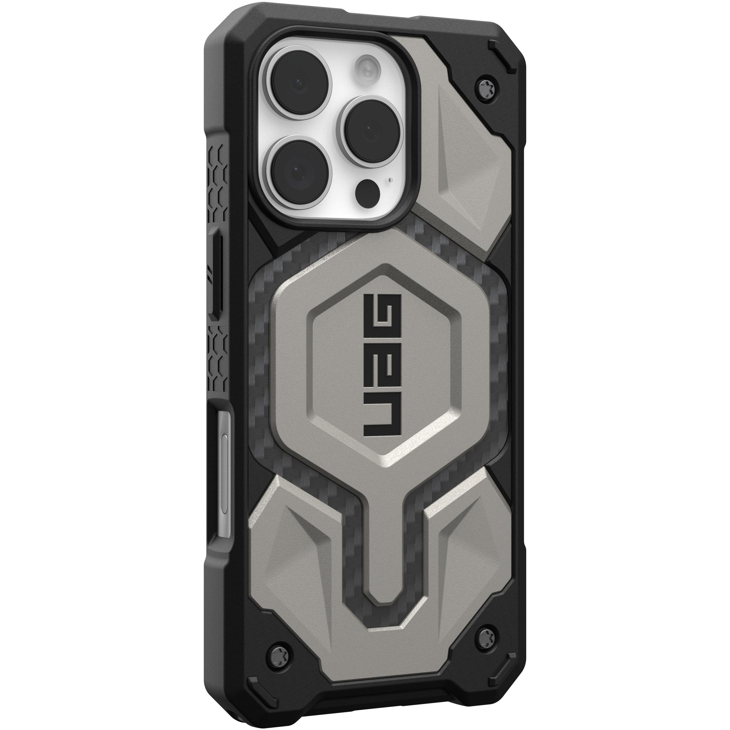 UAG Monarch Pro (Apple iPhone 16 Pro), Smartphone Hülle, Schwarz