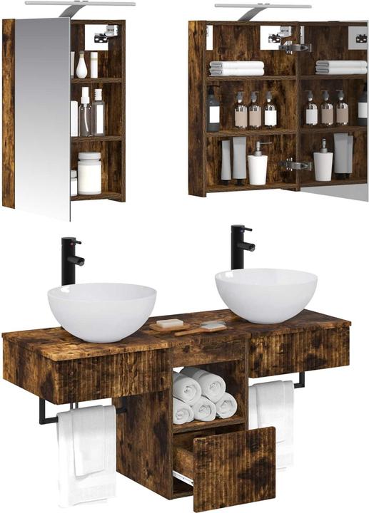 Produktbild vidaXL Badezimmermöbel-Set