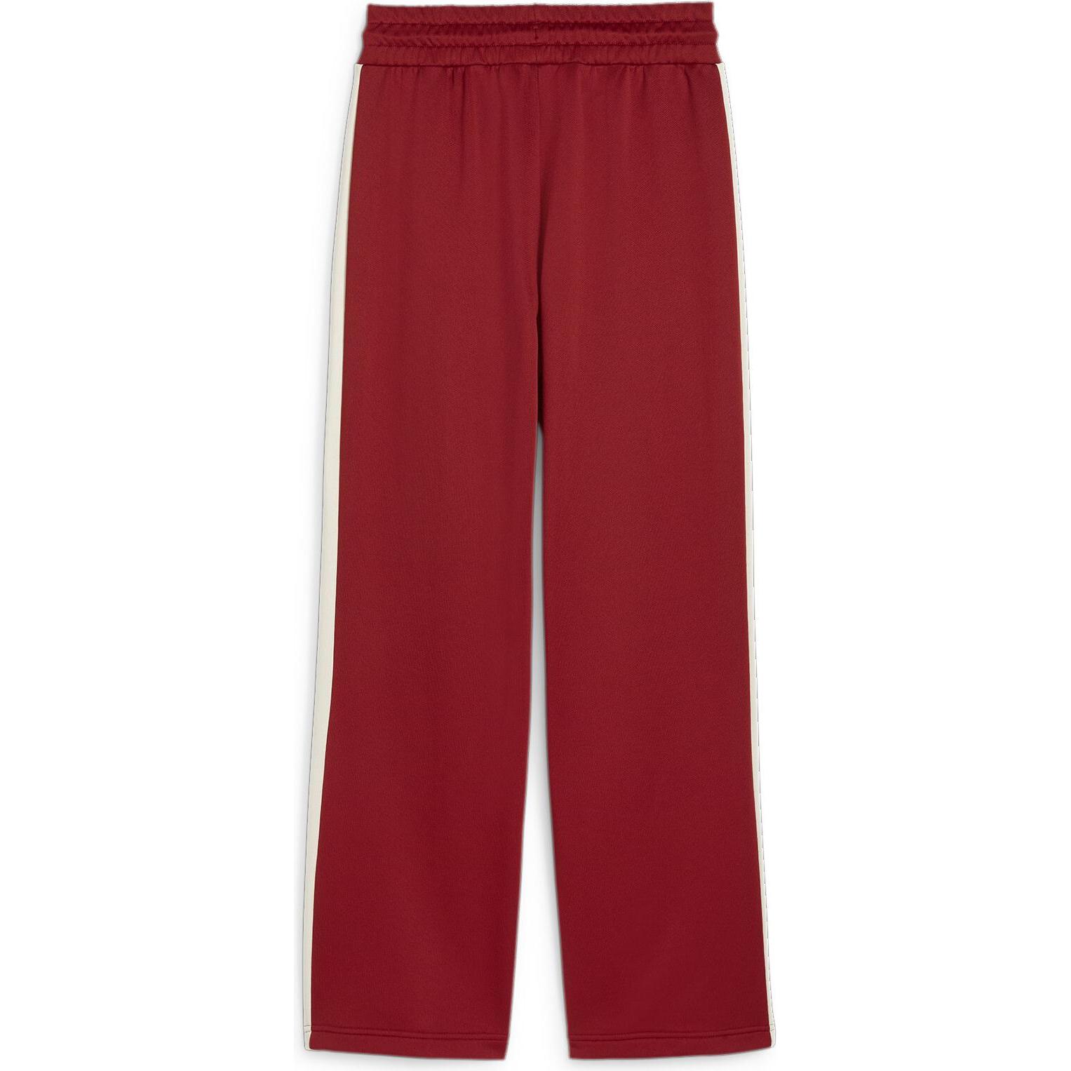 Thumbnail - Puma, Damen, Sporthose, ICONIC T7 Straight Leg Track Pants PT (S), Rot, S