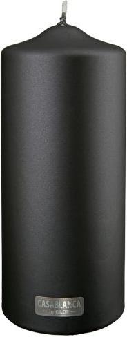 Actual product image Gilde Pillar candle,black,metallic