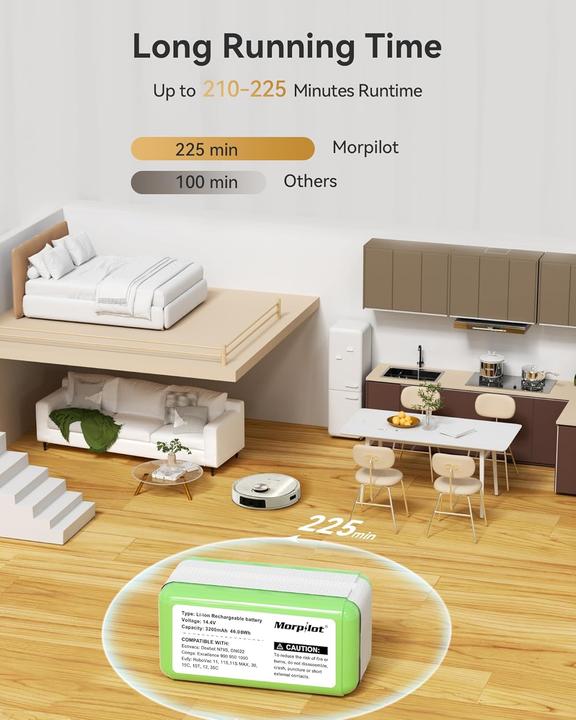 Produktbild Morpilot Ersatzakku für eufy RoboVac
