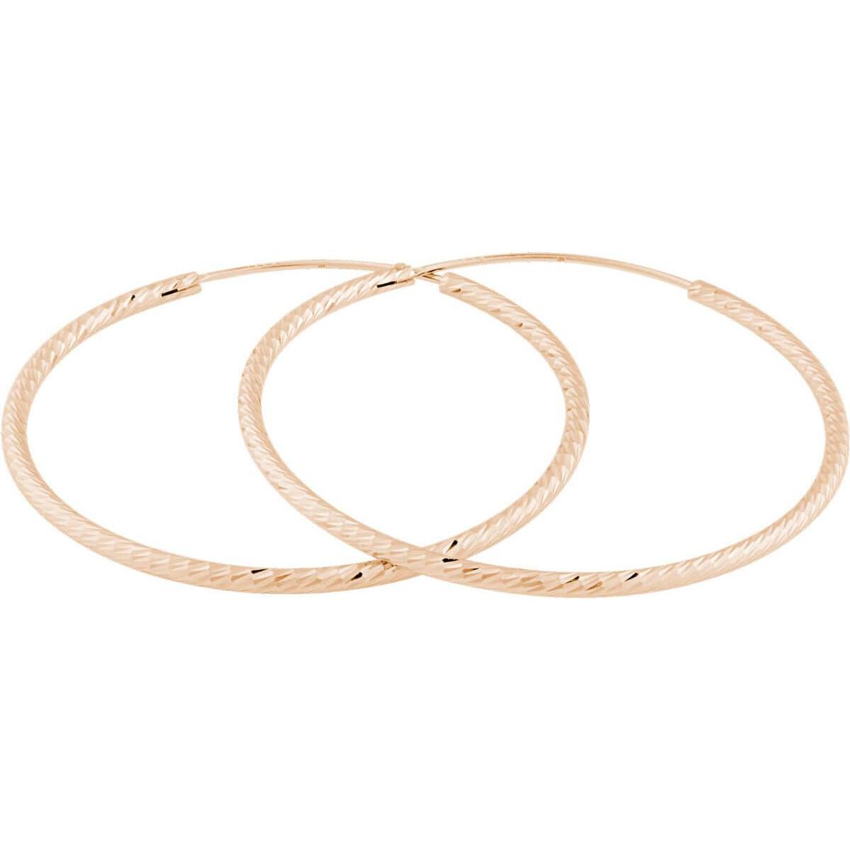 JVD, Orecchini, Orecchini ad anello placcati oro rosa SVLE0215XD5RO - Diametro: 5 cm