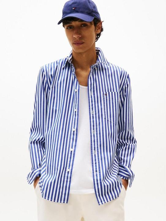 Immagine prodotto Tommy Hilfiger Camicia in Popeline Flex a Righe Marcate (XL)