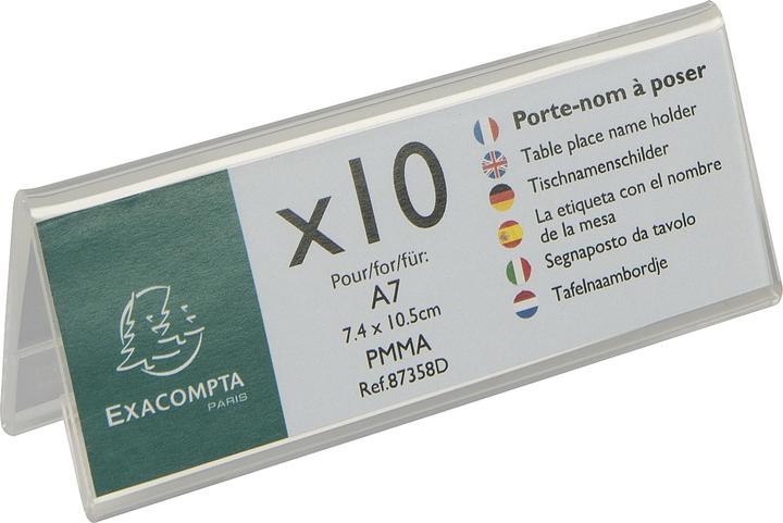 Actual product image Exacompta Table leaflet stand (A7, Across)