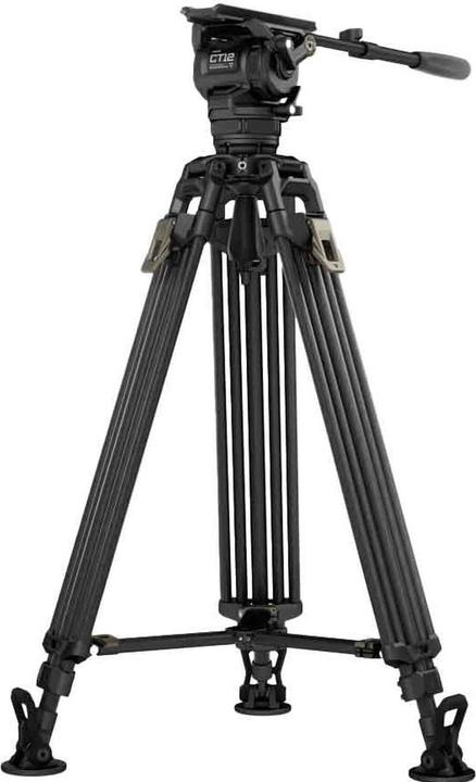 Tilta CT12 Cine Fluid Head 75 mm, 2-Stage Carbon Fiber Tripod (Carbone)