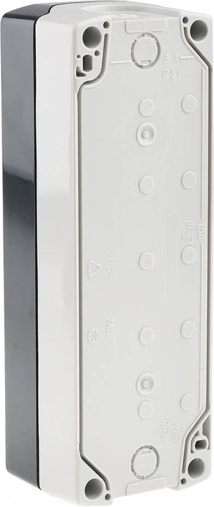 Produktbild Schneider Electric Tastergehäuse 22mm 5 Loch grau
