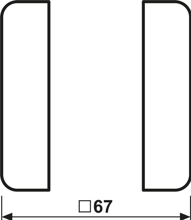 Actual product image JUNG Push-button set, 1-gang complete CD 501 TSAWW