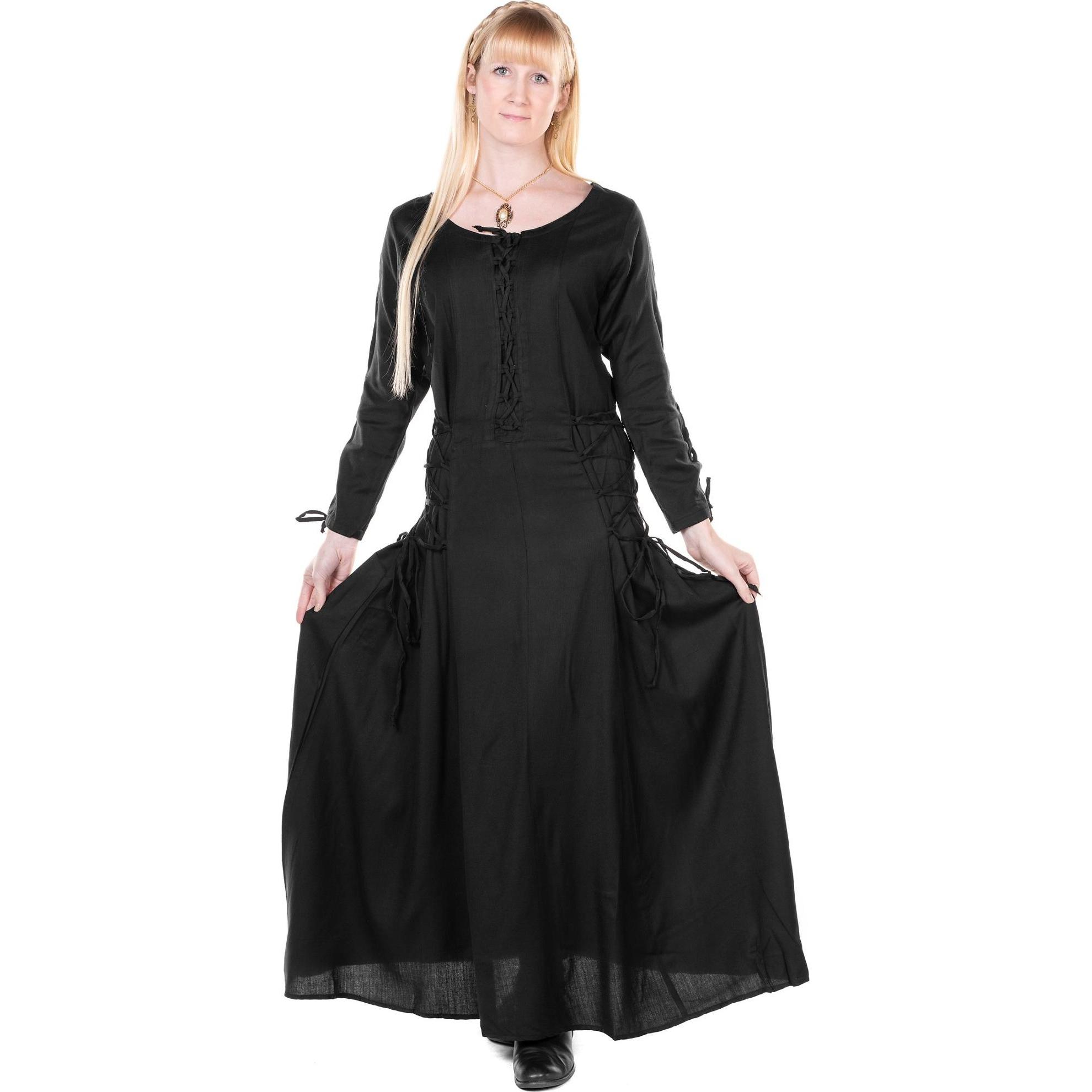 Metamorph Schwarzes Hexenkleid (XS)